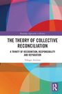 "The Theory of Collective Reconciliation", bunte geometrische Formen, Autor: Vahagn Avedian, Routledge Logo unten.