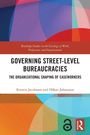 Buchcover mit dem Titel "Governing Street-Level Bureaucracies". Bunte geometrische Formen im Hintergrund.