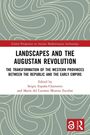 Text: "LANDSCAPES AND THE AUGUSTAN REVOLUTION" auf abstraktem Linienmuster, darunter Herausgebernamen, roter Balken oben.