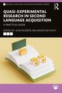 „Quasi-Experimental Research in Second Language Acquisition: A Practical Guide“; Buch mit kleinem Klassenzimmer-Setup oben.
