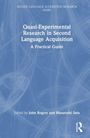 "Quasi-Experimental Research in Second Language Acquisition: A Practical Guide" von John Rogers und Masatoshi Sato. Abstraktes Design.