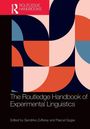"The Routledge Handbook of Experimental Linguistics," herausgegeben von Sandrine Zufferey und Pascal Gygax. Geometrisches Muster.