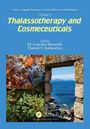Oben: Titel "Thalassotherapy and Cosmeceuticals", Autoren. Unten: Meeres- und Pflanzenbilder, blaues Thema.