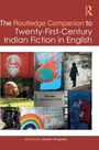 "The Routledge Companion to Twenty-First-Century Indian Fiction in English" – diverse Wandgemälde und Zitate.