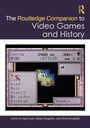 "The Routledge Companion to Video Games and History" steht oben, darunter ein Retro-Spielbildschirm mit einer Karte.