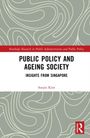 „Public Policy and Ageing Society: Insights from Singapore“ von Soojin Kim, mit abstrakten geschwungenen Linien im Hintergrund.