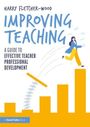 Titel: "Improving Teaching: A Guide to Effective Teacher Professional Development". Illustration: Frau springt auf Balken.