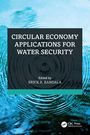 Text: "CIRCULAR ECONOMY APPLICATIONS FOR WATER SECURITY" "Edited by ERICK R. BANDALA". Wasserwellen-Illustration im Hintergrund.