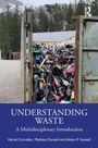 „UNDERSTANDING WASTE: A Multidisciplinary Introduction“ von Hervé Corvellec, Mathieu Durand und Alison F. Stowell. Ein Container voller Skier vor einem Wald.