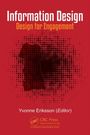 „Information Design: Design for Engagement“ von Yvonne Eriksson. Roter Hintergrund mit gepunktetem Muster.