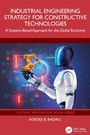 "INDUSTRIAL ENGINEERING STRATEGY FOR CONSTRUCTIVE TECHNOLOGIES." Ein Roboter mit Arm, umgeben von digitalen Symbolen.