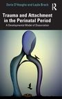 "Trauma and Attachment in the Perinatal Period". Abstrakte Figuren in Blau- und Lilatönen mit Vögeln daneben und darauf.