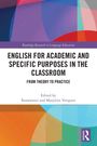 "ENGLISH FOR ACADEMIC AND SPECIFIC PURPOSES IN THE CLASSROOM. FROM THEORY TO PRACTICE. Buntes geometrisches Muster."