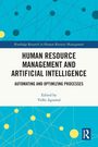 „Human Resource Management and Artificial Intelligence: Automating and Optimizing Processes“, edit. Vidhi Agrawal. Blau-weiße Illustration mit Netzwerk-Muster.