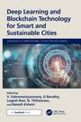 Titel: Deep Learning and Blockchain Technology for Smart and Sustainable Cities. Kreisdiagramm mit Hand.