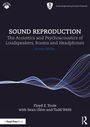 Text: "Sound Reproduction: The Acoustics and Psychoacoustics of Loudspeakers, Rooms and Headphones, Fourth Edition." Darunter wellenartige Linien.