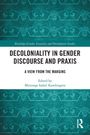 "Decoloniality in Gender Discourse and Praxis: A View from the Margins. Edited by Mtisunge Isabel Kamlongera." 

Buchumschlag mit türkisfarbenem Muster.