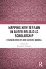 „Mapping New Terrain in Queer Religious Scholarship“, Essays zu Ehren von John Eastburn Boswell, herausgegeben von Bernard S. Schlager. Das Bild hat ein violettes Ornamentmuster.