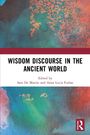 "WISDOM DISCOURSE IN THE ANCIENT WORLD" steht oben, darüber bunte abstrakte Muster und unten ein Logo auf der rechten Seite.