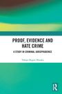 Titel: "Proof, Evidence and Hate Crime: A Study in Criminal Jurisprudence". Autor: Tshepo Bogosi Mosaka. Abstrakte, grün-blaue Hintergrund.