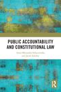 "PUBLIC ACCOUNTABILITY AND CONSTITUTIONAL LAW" steht in großen Buchstaben über einem abstrakten, farbigen Hintergrund.
