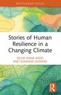 Texte: "Stories of Human Resilience in a Changing Climate", Autoren: Silvia Anna Ainino und Susanna Gionfra. Illustration mit Naturmustern.