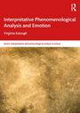 Titel: "Interpretative Phenomenological Analysis and Emotion" von Virginia Eatough. Oben rot, unten goldene Textur.