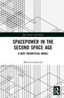 Oben: "Space Power and Politics". Groß: "SPACEPOWER IN THE SECOND SPACE AGE". Unten: "Marek Czajkowski". Linienmuster im Hintergrund.