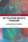 „ART COLLECTING AND GIFTS TO MUSEUMS“ von Paul van der Grijp. Buntes abstraktes Muster mit Rot- und Blautönen.