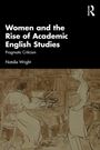 „Women and the Rise of Academic English Studies“, „Pragmatic Criticism“, „Natalie Wright“. Illustration zeigt zwei Personen beim Lesen.