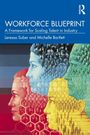Text oben: "WORKFORCE BLUEPRINT: A Framework for Scaling Talent in Industry. Leressa Suber and Michelle Bartlett."  
Illustration: Vier farbige Profile aus Puzzleteilen, gefüllt mit Menschenfiguren.
