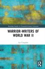 "Warrior-Writers of World War II" von Lee Congdon. Oben ein blauer und gelber abstrakter Hintergrund, unten weiß.