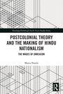 "POSTCOLONIAL THEORY AND THE MAKING OF HINDU NATIONALISM" in schwarzen Buchstaben, geometrisches Linienmuster.