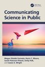 "Communicating Science in Public" von Megan S. Formato, Kevin C. Moore, Sarah P. Pittock, Emily Polk und Cassie A. Wright. Origami-Vögel fliegen über Wasser bei Sonnenuntergang.