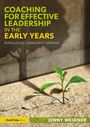 „Coaching for Effective Leadership in the Early Years“; ein junger Spross wirft einen großen Schatten auf die Wand.