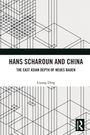 Titel: "Hans Scharoun and China". Untertitel: "The East Asian Depth of Neues Bauen". Autor: Liyang Ding. Geometrisches Linienmuster.