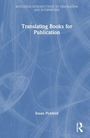 "Translating Books for Publication" von Susan Pickford. Blaues Cover, abstrakte weiße Linien im Hintergrund.