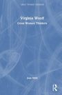 „Virginia Woolf: Great Women Thinkers“ von Jean Mills. Hellblaues Cover mit abstrakten Linien. Routledge-Logo unten.