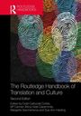 "The Routledge Handbook of Translation and Culture, Second Edition." Bunte Fingerabdrücke auf schwarzem Hintergrund.