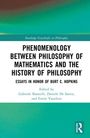 "Phenomenology between Philosophy of Mathematics and the History of Philosophy" vor grünem Hintergrund, Routledge-Logo.