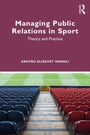 "Managing Public Relations in Sport: Theory and Practice" von Argyro Elisavet Manoli. Sitzreihen in einem Stadion.
