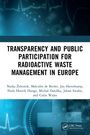 Buchtitel: "Transparency and Public Participation for Radioactive Waste Management in Europe". Blaues, technisches Design.