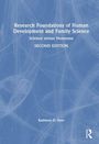 Titel: "Research Foundations of Human Development and Family Science: Science versus Nonsense, SECOND EDITION." Autor: Kathleen D. Dyer. Blau-weiße abstrakte Illustration im Hintergrund.