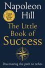 "Napoleon Hill: The Little Book of Success. Discovering the path to riches." Ein Kompass ähnliches Symbol darunter.