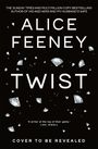 "ALICE FEENEY TWIST. 'A writer at the top of their game.' - LISA JEWELL. Cover to be revealed." Streute Diamanten auf schwarzem Hintergrund.