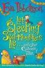 Buchtitel: "Let Sleeping Sea-Monsters Lie... and Other Cautionary Tales" von Eva Ibbotson. Verspielte Illustration mit Monstern.