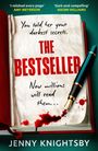 „You told her your darkest secrets. THE BESTSELLER. Now millions will read them...“ Blutflecken, Füller über Buch.