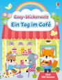 Lesley Sims: Cosy-Stickerwelt: Ein Tag im Café, Buch