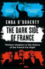 Text: „This book is a pleasure to read“ - Lara Marlowe. „O'Doherty tells his story with tremendous flair“ - Brian Cathcart. Drei porträtierte Personen, oben eine blaue und unten eine rote Farbfläche.