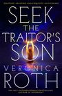"Seek the Traitor's Son" von Veronica Roth. Eine Person im Wasser, hebt Arme mit leuchtendem Licht empor.